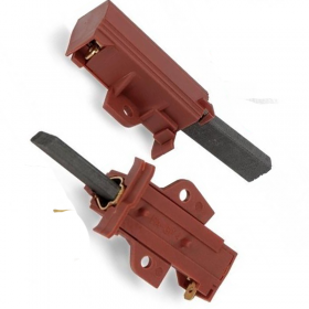 2 Escobillas Motor Lavadora compatible con Fagor, Zanussi, Indesit, Whirlpool 4,9x13mm Faston Izquierda 4.8mm Original