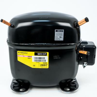 Compressore A Bassa Temperatura Secop Sc15Clx.2 R404A R507 220V 1/2Cv 15.28Cm3