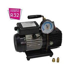Bomba de Vacio 90 l/m con Vacuometro y Solenoide DIP 402E/V Wigam Original