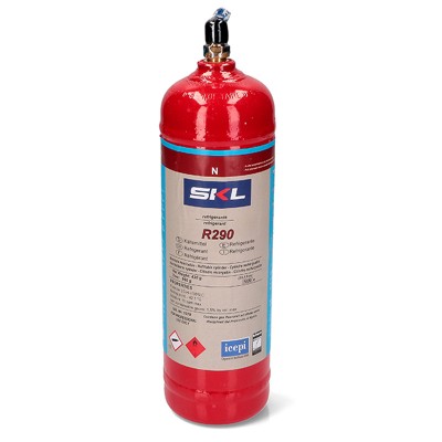 1 Flasche Kältemittel Gas R290 370Gr Propan Freeze Organic