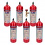 6 Botellas Gas Refrigerante R290 + Valvula 370Gr Propano Freeze Organico