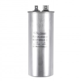 Condensador 55µf 450v Trabajo Aire Acondicionado Metalico Standard