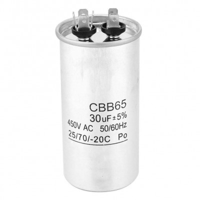 30Âμf 450V Condensatore Metallico Aria Condizionata Standard