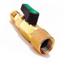 Valvola Di Raccordo A Sfera 3/8H X 1/4M Sae Valvola Refrigerante Gas