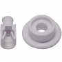 Rueda Cesto Lavavajillas Compatible con Zanussi 50269923004 1 Pieza Blanco