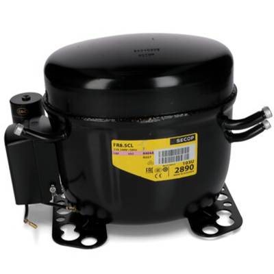 Secop Fr 8.5Cl 195B0038 R404A R507A R452A 220V 1/4Cv Niedertemperatur 7.95Cm3 Kompressor