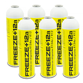6 Bottiglie Congelare +12A 420Gr Sostituto Del Gas Refrigerante Organico R12, R134A