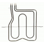 Resistencia Horno Compatible con Ariston C00039574 325x286 Soporte 100mm 1000+1200w