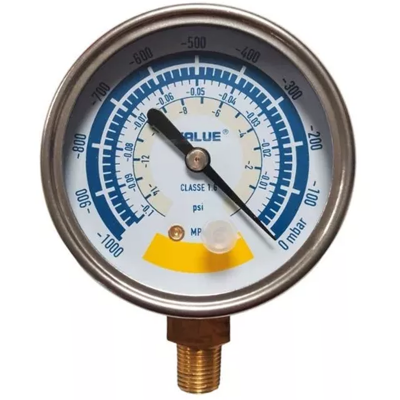 Value Vacuum Gauge Radial Connection 1/8 Visor 64Mm