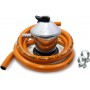 Regulator Kit + Butane Rubber And Clamps 30Gr Domestic Approved