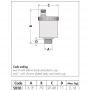 Purgador Automatico Caldera Vaillant VHWS242 3/8 061707