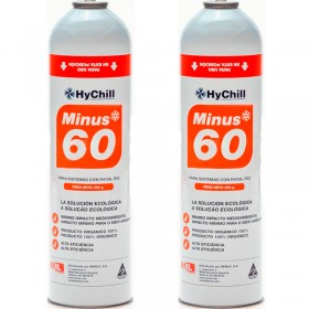 2 Bouteilles De Gaz Moins 60 350Gr Substitut R32, R410A Congélation Biologique
