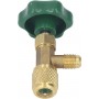 Vanne De Service Pour Réservoir De Gaz R600A, R290 Et R436V Isobutane 7/16 H X 1/4 M Sae