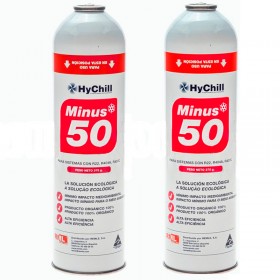 2 Bouteilles De Gaz Moins 50 375Gr Substitut R22 R404A R407C R502 Congélation Biologique