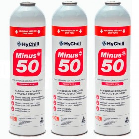 3 Bouteilles De Gaz Moins 50 375Gr Substitut R22 R404A R407C R502 Congélation Organique