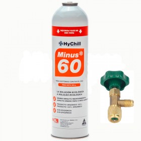 1 Bouteille De Gaz Moins 60 350Gr + Soupape De Substitution R32, R410A Congélation Biologique