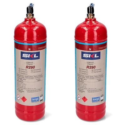 2 Botellas Gas Refrigerante R290 370Gr Propano