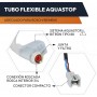Tubo Entrada Aquastop Lavavajillas Compatible con Bosch 668113