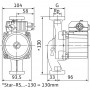 Bomba Circulacion Caldera Compatible con Wilo RS25/6-3P 3 Velocidades Standard