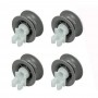 Kit 4 Ruedas Lavavajillas Compatible con Bosch 611666