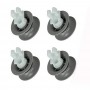 Kit 4 Ruedas Lavavajillas Compatible con Bosch 611666