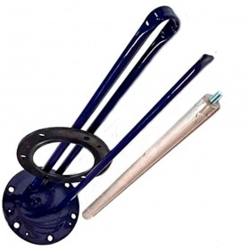 Portavainas Termo compatible con Edesa compatible con Fagor Brida Junta Anodo diametro 165X440/6 Tornillos