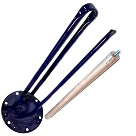 Portavainas Termo Anodo compatible con Edesa compatible con Fagor Brida 165x440 6 Tornillos
