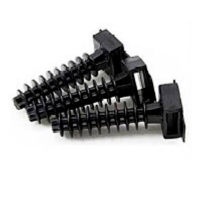 Schwarzer Flanschstecker 8Mm 100Einheiten