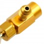Valvula Llave Gasica YF, D2 y V2 Hembra 12x1,5mm Roscar Derecha x 1/4 Sae Macho