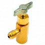 Yf, D2 And V2 Female Gas Key Valve 12X1.5Mm Thread Right X 1/4 Sae Male