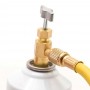 Yf, D2 And V2 Female Gas Key Valve 12X1.5Mm Thread Right X 1/4 Sae Male