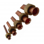 Tubo Bipolare Isolato In Rame 3/8 5/8 + Dadi 5 Metri