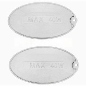 2 Deflectores Campana compatible con Mepansa 100x55mm 1330058595, 1330016972 Original