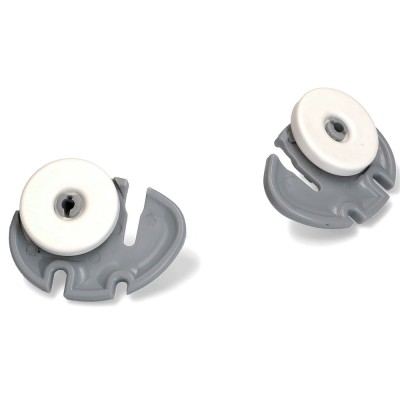 Kit Rueda Lavavajillas Inferior compatible con Zanussi 50269761008 + 50269770009