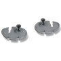 Kit Rueda Lavavajillas Inferior Compatible con Zanussi 50269767005 D+ 50269770009