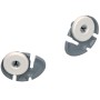Kit Rueda Lavavajillas Inferior Compatible con Zanussi 50269767005 D+ 50269770009