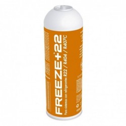1 Botella Gas Refrigerante Freeze +22 400Gr Alternativo R22, R404, R407C