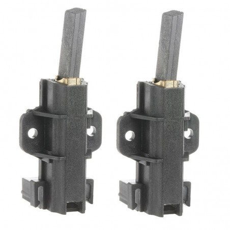 2 Spazzole Motore Lavatrice Candy 5 X12,5X32 Mm Perni Faston 6,3Mm Destra
