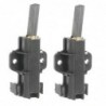 2 Spazzole Motore Lavatrice Candy 5 X12,5X32 Mm Perni Faston 6,3Mm Destra