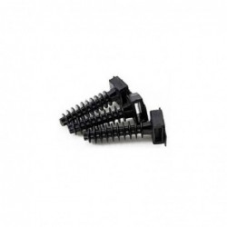 Schwarzer Flanschstecker 6Mm 100Pcs X Tasche