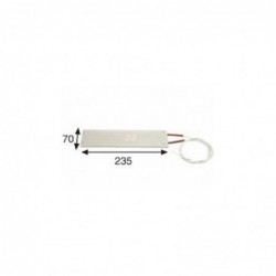 Resistencia Calienta Tapas Mika 235X70 850w 230v