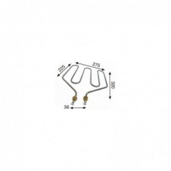 Resistencia Horno Industrial compatible con Fagor 1500w 220v