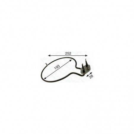 Resistencia Circular Horno Fagor 1000w 230v