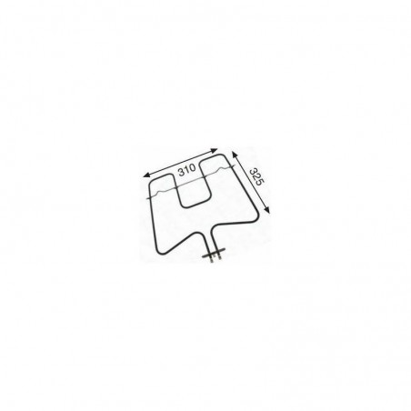 Resistencia Horno Compatible con Zanussi 1300w 220v