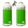 2 Botellas Gas Ecologico Gasica YF 226gr + Valvula Alternativo R1234YF Freeze Organico
