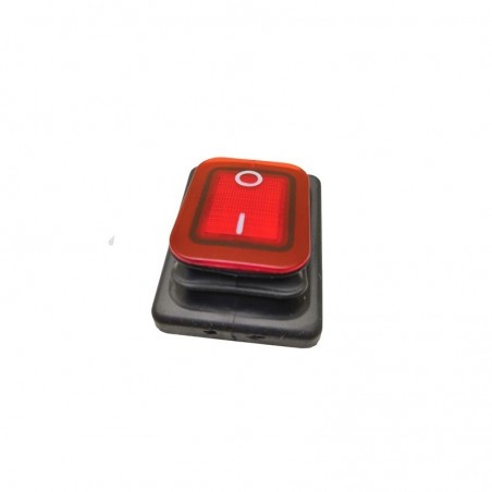 Interruttore Bipolare Rosso Lavastoviglie Standard Industriale Luminosa