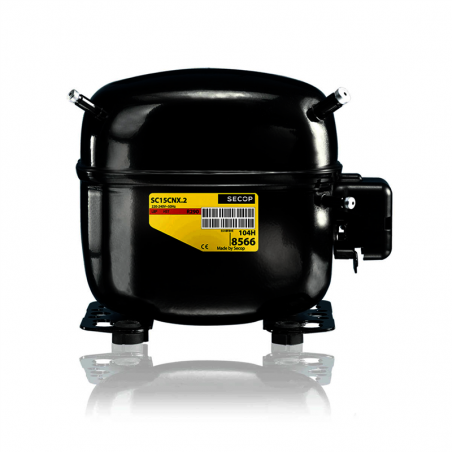 Compresor Secop SC10CL 195B0074 R404A R507A R452A 220v 3/8Cv Baja Temperatura 10,29cm3
