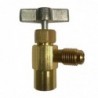 1 Botella Gas Refrigerante Freeze +R22 400Gr + Valvula Organico Sustituto R22, R404, R407C