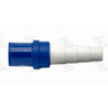 Verloopstuk afvoer PVC 20mm naar 10-R12-14-16mm