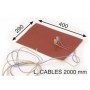 Resistencia Calienta Tapas Zanussi Ef Cable 2 metros 1.000w 220v